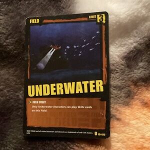 Teen Titans collectable card underwater FD-015